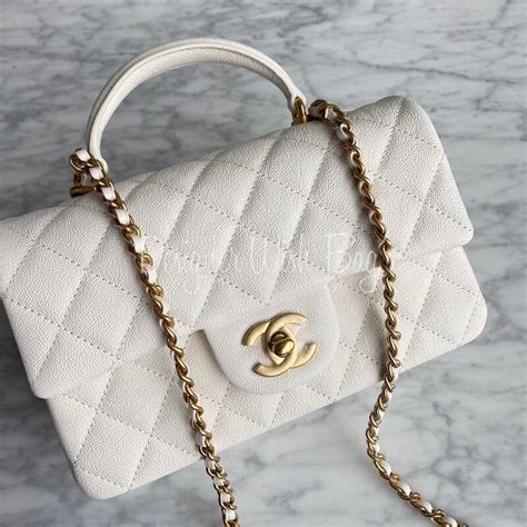 chanel mini top handle beige|Chanel Mini Classic Bags .